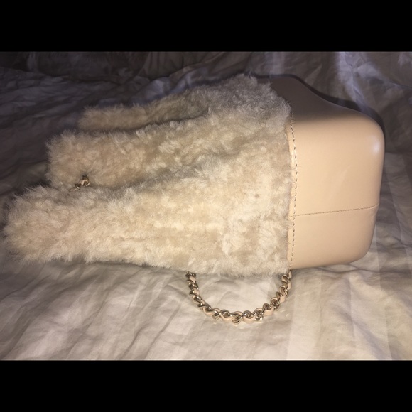 brand new tan CHANEL leather/wool mini back pack main image 8